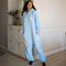 Snuggs Blanket Onesie "Light blue"