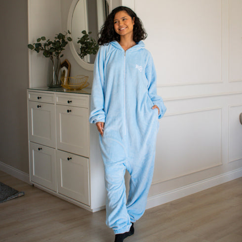 Snuggs Blanket Onesie "Light blue"