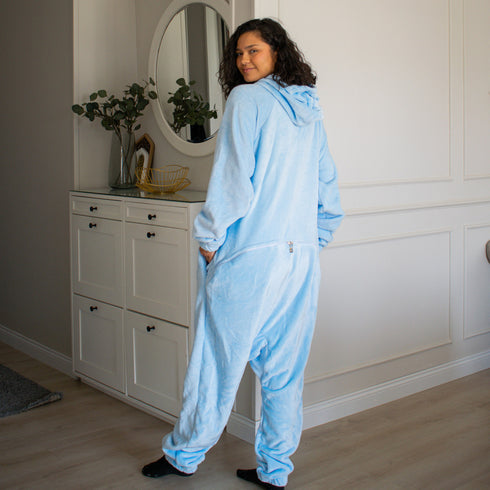 Snuggs Blanket Onesie "Light blue"