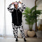 Snuggs Blanket Animal Onesie "Black Cow"