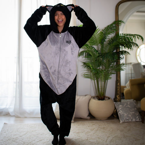 Snuggs Blanket Animal Onesie "Cat"