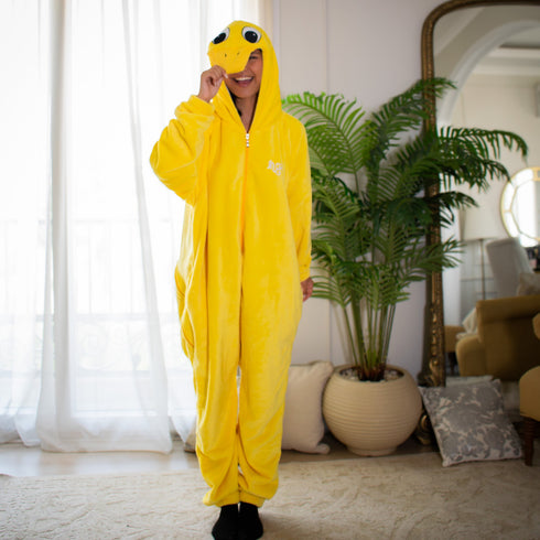 Snuggs Blanket Animal Onesie "Duck"