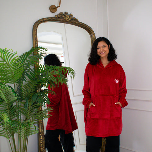 Snuggs Blanket Hoodie "Red"