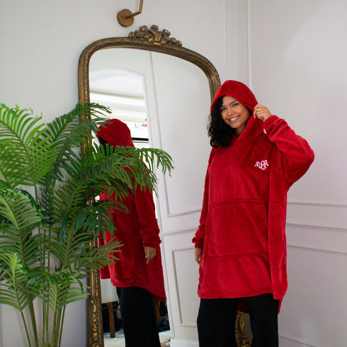 Snuggs Blanket Hoodie "Red"