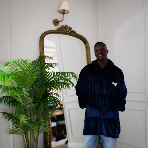 Snuggs Blanket Hoodie "Dark Blue"
