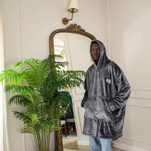 Snuggs Blanket Hoodie "Dark Grey"