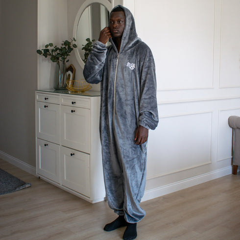Snuggs Blanket Onesie "Dark Grey"