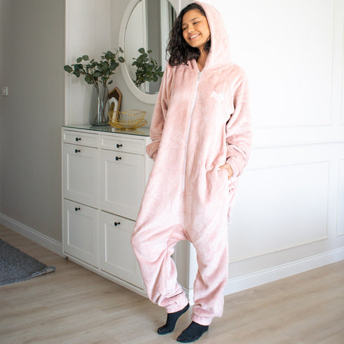 Snuggs Blanket Onesie "Dusty Rose"