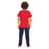 Boys summer pajama set "Giant Cool Dino t-shirt +Navy Pants"