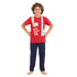 Boys summer pajama set "Giant Cool Dino t-shirt +Navy Pants"