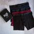 3 pack men boxer solid shorts lycra