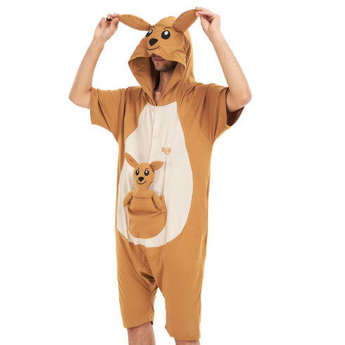 Snuggs Summer Onesie Short "Kangaroo"