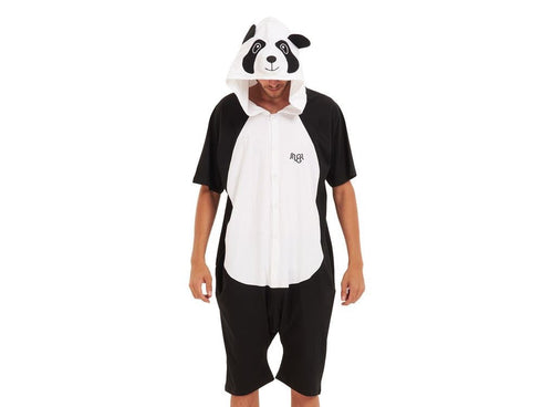 Snuggs Summer Onesie Short "Panda"