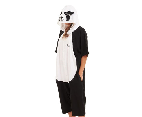 Snuggs Summer Onesie Short "Panda"