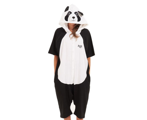 Snuggs Summer Onesie Short "Panda"