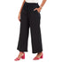 Women summer wide leg pants "Black "