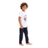 Boys summer pajama set "Car t-shirt +Dark blue pants"