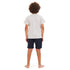 Boys summer pajama set "crocodile t-shirt +Dark Blue shorts"