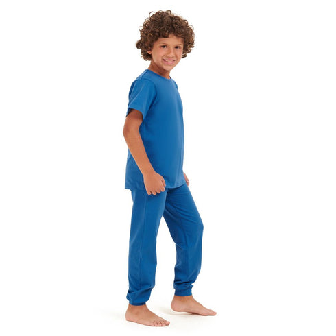 Boys summer pajama set "Indigo t-shirt + Pants"