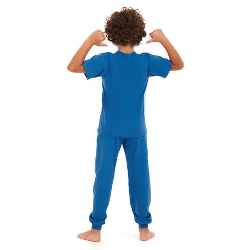 Boys summer pajama set "Indigo t-shirt + Pants"