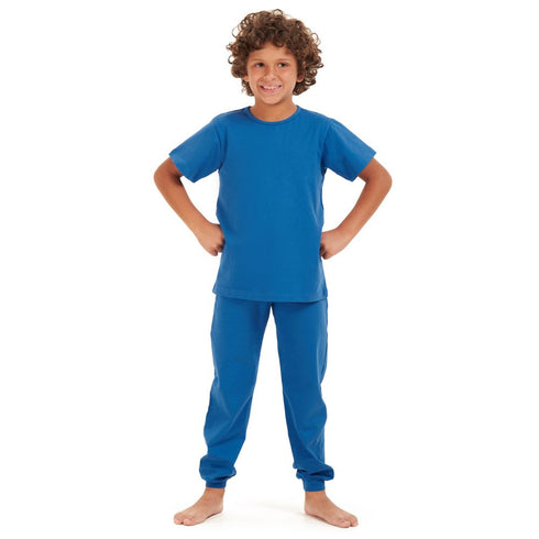 Boys summer pajama set "Indigo t-shirt + Pants"