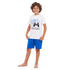 Boys summer pajama set "Video games t-shirt +Blue shorts"