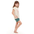 Girls summer pajama set "Butterfly t-shirt + Green Army shorts"