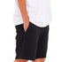 Men summer casual short "Black avocado"