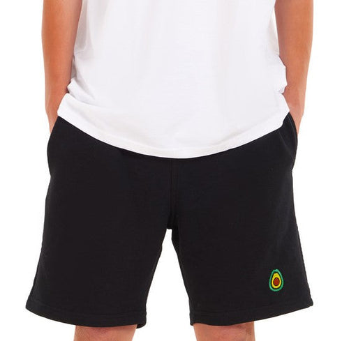 Men summer casual short "Black avocado"