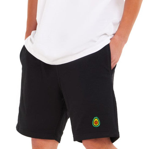 Men summer casual short "Black avocado"