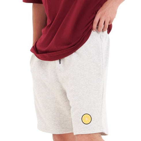 Men summer casual short "Grey Orange"