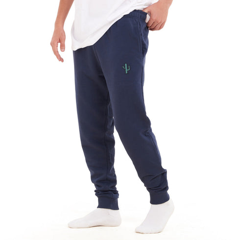 Snuggs summer Sweatpants "Dark Blue cactus"