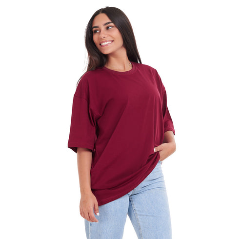 Oversized T-shirt "Dark Red"