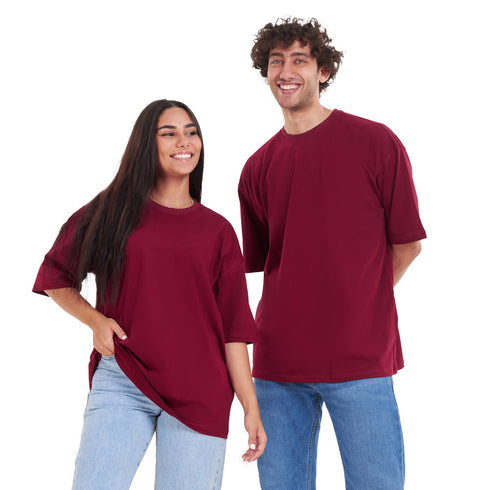 Oversized T-shirt "Dark Red"