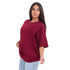 Oversized T-shirt "Dark Red"