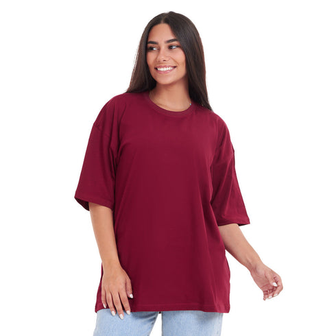 Oversized T-shirt "Dark Red"