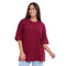 Oversized T-shirt "Dark Red"