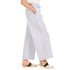 Women summer wide leg pants "Light blue stripes"