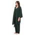 Women summer 3 piece pajama set "Dark Green Top + Dark Green kimono & Pants"