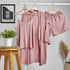 Women summer 3 piece pajama set "Cashmere Top +kimono & short"