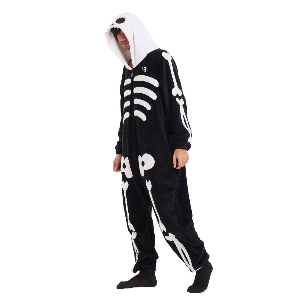Snuggs Blanket Animal Onesie "Skeleton" snuggsza